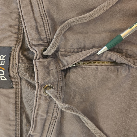 DU/ER Mens N2X Slim Fit Outdoor Gray Joggers Size 31 × 29 - Picture 3 of 9